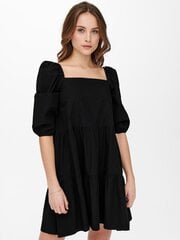 Женское платье ONLY 15251224*01, черное 5715218008049 цена и информация | Платья | 220.lv