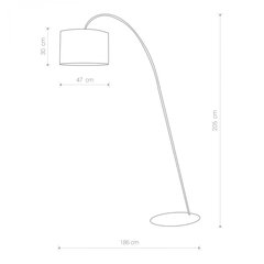 Nowodvorski Lighting stāvlampa Alice 5386 cena un informācija | Stāvlampas | 220.lv