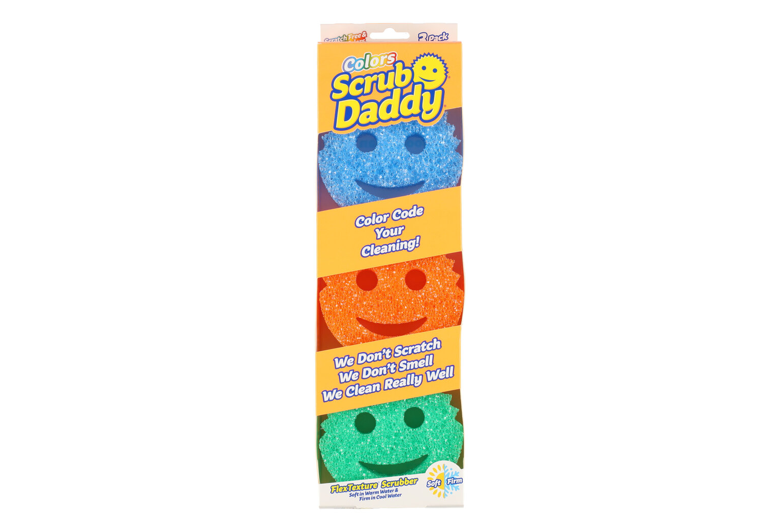 Scrub Daddy sūkļi, 3 gab cena un informācija | Tīrīšanas piederumi | 220.lv