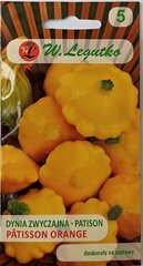 Паттисонс ОРАНЖЕВЫЙ цена и информация | Семена овощей, ягод | 220.lv