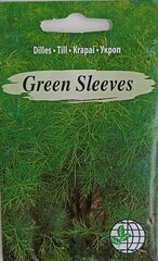 Dilles Green Sleeves, 2 gb cena un informācija | Dārzeņu, ogu sēklas | 220.lv