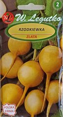 Редис Zlata, 2 шт. цена и информация | Семена овощей, ягод | 220.lv