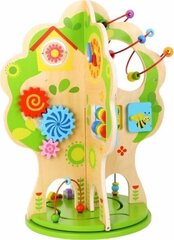 Liels izglītojošu rotaļu aktivitāšu koks Daudzfunkcionāls koks цена и информация | Игрушки для малышей | 220.lv