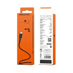 BOROFONE Easy BX16 USB kabelis uz Micro USB (melns) cena un informācija | Savienotājkabeļi | 220.lv