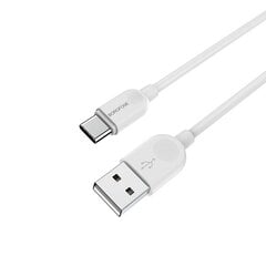 BOROFONE LinkJet BX14 USB kabelis uz Type-C (balts) cena un informācija | Savienotājkabeļi | 220.lv