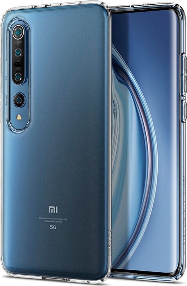 Spigen Liquid Crystal Xiaomi Mi 10/Mi 10 Pro Crystal, caurspīdīgs cena un informācija | Telefonu vāciņi, maciņi | 220.lv