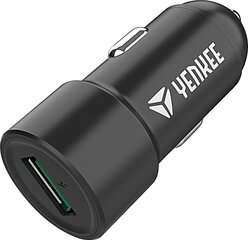 Automašīnas lādētājs Quick Charge 3.0 Yenkee 30018351, 3 A cena un informācija | Lādētāji un adapteri | 220.lv