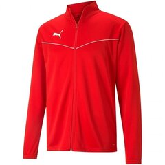 Sportisks džemperis vīriešiem P Puma teamRise Training Poly Jacket M 657392 01, sarkans cena un informācija | Sporta apģērbs vīriešiem | 220.lv