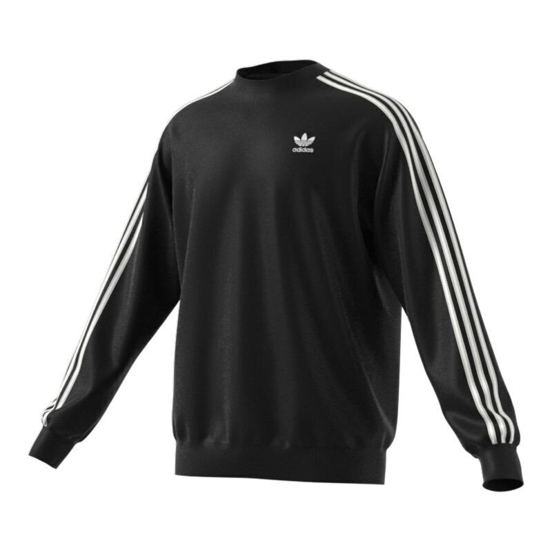 Ikdienas džemperis vīriešiem Adidas 3 stripes GN3487, melns cena un informācija | Sporta apģērbs vīriešiem | 220.lv