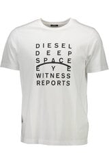 Футболка мужская Diesel, белая цена и информация | Мужские футболки | 220.lv