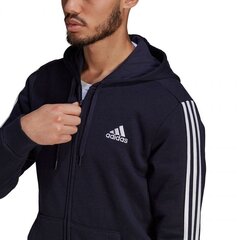 Мужской джемпер Adidas Essentials Full-Zip Hoodie M GK9587, синий цена и информация | Мужские толстовки | 220.lv