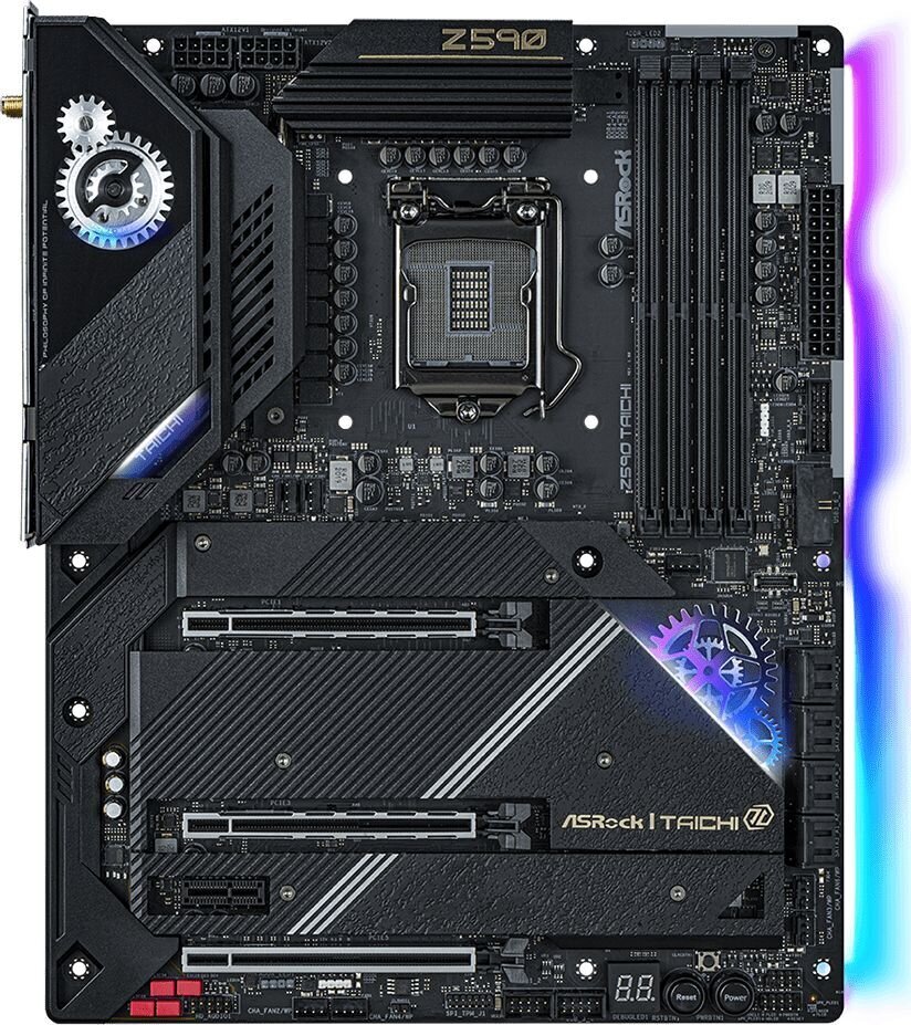 ASRock Z590 Taichi cena un informācija | Mātesplates | 220.lv