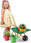 Woody 91455 metāla bērnu ķerra (46.5x35x11cm) bērniem no 3+ gadiem Zaļa cena un informācija | Ūdens, smilšu un pludmales rotaļlietas | 220.lv