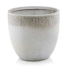 Keramikas puķu pods Ecolite 54 x 51(A) cm, pelēks cena un informācija | Puķu podi | 220.lv