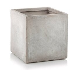 Keramikas puķu pods Ecolite, kvadrātveida, 40 x 40(A) cm, bēšs cena un informācija | Puķu podi | 220.lv