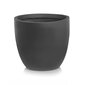 Keramikas puķu pods Ecolite 36 x 31(A) cm, tumši pelēks цена и информация | Puķu podi | 220.lv