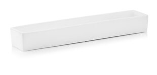 Керамический вазон Barcelona, прямоугольный, белый, 50x10x6(В) см цена и информация | Вазоны | 220.lv