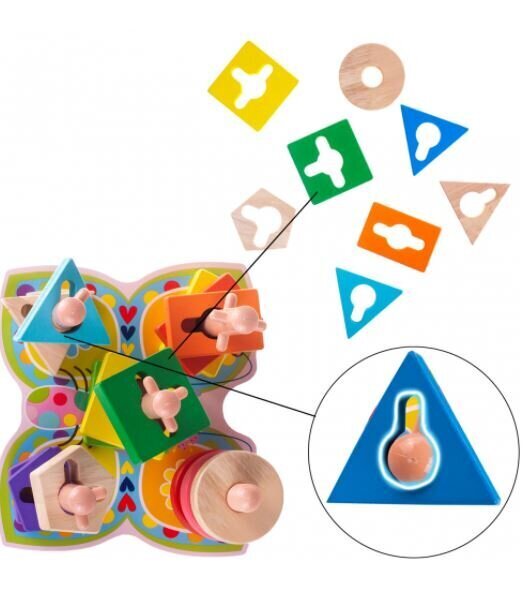 Koka rotaļlieta attīstībai cena un informācija | Attīstošās rotaļlietas | 220.lv
