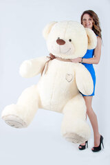 Плюшевый медведь  "I love you" 180 см Молочный цена и информация | Мягкие игрушки | 220.lv