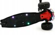 Trīsriteņu skrejritenis ar LED apgaismojumu un LED riteņiem цена и информация | Skrejriteņi | 220.lv