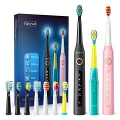 Набор электрических зубных щеток Fairywill Sonic Family (3 шт.) с набором nsu цена и информация | Электрические зубные щетки | 220.lv