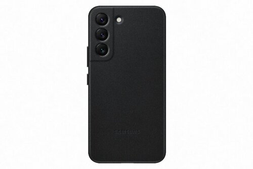VS901LBE Leather Cover for Samsung Galaxy S22 Black cena un informācija | Telefonu vāciņi, maciņi | 220.lv