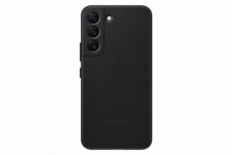VS906LBE Ādas vāciņš piemērots Samsung Galaxy S22 Plus Black cena un informācija | Telefonu vāciņi, maciņi | 220.lv