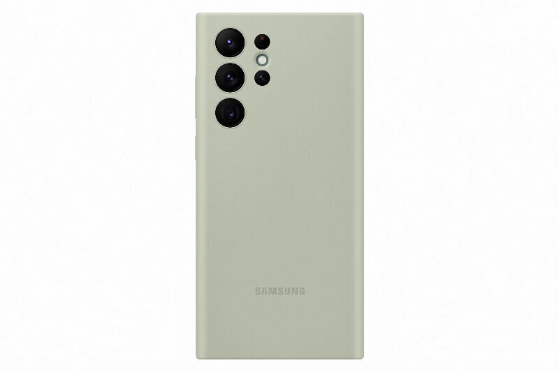 Samsung Silikona vāciņš Galaxy S22 Ultra olīvu zaļš EF-PS908TME cena un informācija | Telefonu vāciņi, maciņi | 220.lv