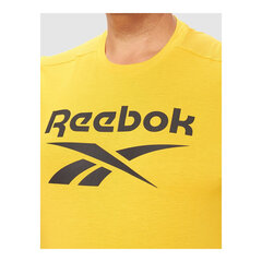Vīriešu T-krekls ar īsām piedurknēm Reebok Workout Ready Supremium, dzeltens cena un informācija | Sporta apģērbs vīriešiem | 220.lv