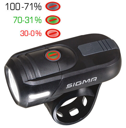 Apgaismojuma komplekts Sigma Aura 45 + Nugget II USB cena un informācija | Velo lukturi un atstarotāji | 220.lv