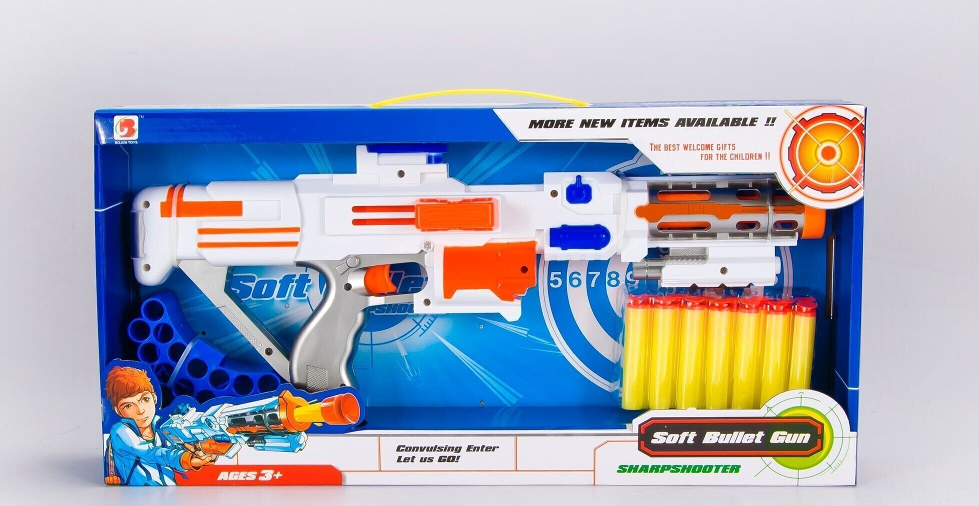 Rotaļu šautene Soft Gun ar šautriņām цена и информация | Rotaļlietas zēniem | 220.lv