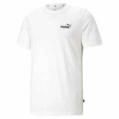 Vīriešu T-krekls ar īsām piedurknēm Puma Essentials Small Logo, balts S6436275 cena un informācija | Sporta apģērbs vīriešiem | 220.lv