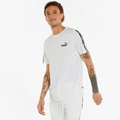 Мужская футболка с коротким рукавом Puma Essentials+ Tape, белая S6436171 цена и информация | Мужская спортивная одежда | 220.lv