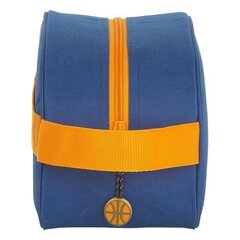 Higiēnas priekšmetu soma skolai Valencia Basket, zila, oranžs cena un informācija | Skolas somas | 220.lv
