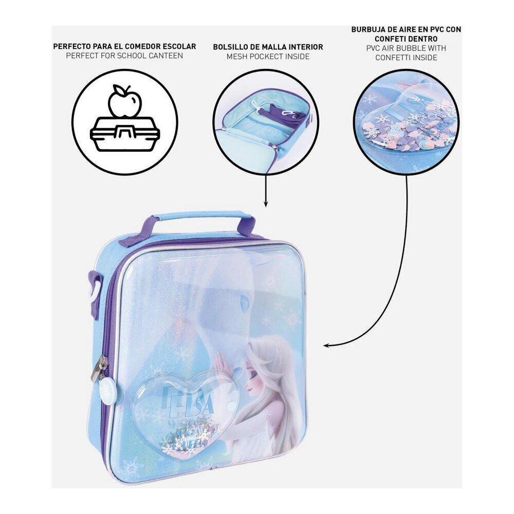Higiēnas priekšmetu soma bērniem Frozen, zila cena un informācija | Skolas somas | 220.lv