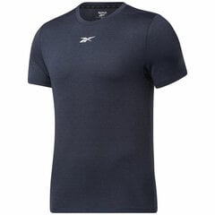 Vīriešu T-krekls ar īsām piedurknēm Reebok Workout Ready, tumši zils cena un informācija | Sporta apģērbs vīriešiem | 220.lv