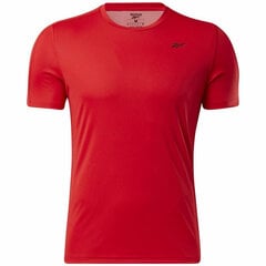 Vīriešu T-krekls ar īsām piedurknēm Reebok Workout Ready, sarkans cena un informācija | Sporta apģērbs vīriešiem | 220.lv