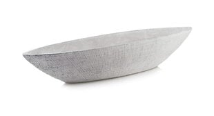 Керамический горшок ETNO, форма лодки, серый, 38x11x10 (А) см цена и информация | Вазоны | 220.lv