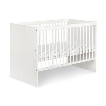 Кровать KLUPS KAROLINA I 120x60см, белый цена и информация | Детские кроватки | 220.lv