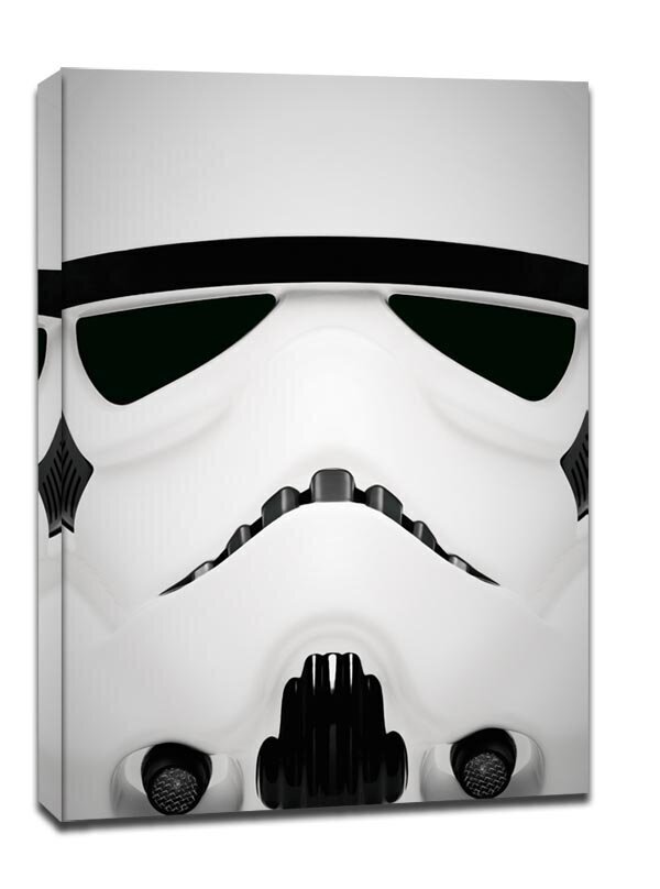 Saskarieties ar to! Zvaigžņu kari Zvaigžņu kari - Stormtrooper - glezna uz audekla 50x70 cm цена и информация | Gleznas | 220.lv