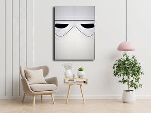 Saskarieties ar to! Zvaigžņu kari Zvaigžņu kari - Snow Trooper - audekla glezna 60x80 cm cena un informācija | Gleznas | 220.lv
