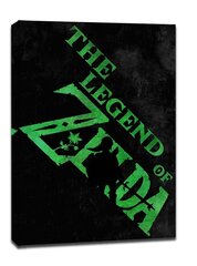 Типографские трафареты - The Legend of Zelda - живопись на холсте 40x50 cm цена и информация | Картины | 220.lv