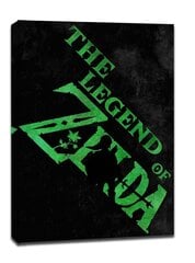 Типографские трафареты - The Legend of Zelda - живопись на холсте 40x60 cm цена и информация | Картины | 220.lv