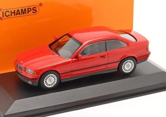 BMW 3-SERIES COUPE - 1992 - RED 1:43 MAXICHAMPS 940023320 cena un informācija | Kolekcionējamie modeļi | 220.lv