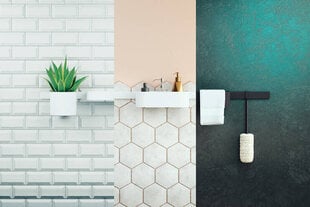 Tīrītājs Hansgrohe WallStoris, matēts melns cena un informācija | Hansgrohe Mājsaimniecības preces | 220.lv