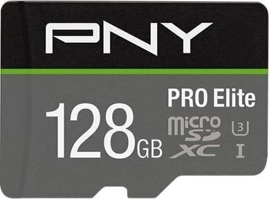 PNY microSD karte, 128 GB cena un informācija | Atmiņas kartes mobilajiem telefoniem | 220.lv