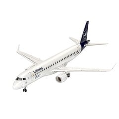 Сборная пластиковая модель Revell - Embraer 190 Lufthansa New Livery, 1/144, 03883 цена и информация | Конструкторы и кубики | 220.lv