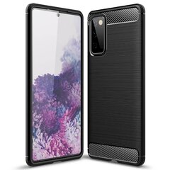 Fusion trust silikona aizsargapvalks Oppo A92 / A72 / A52, melns цена и информация | Чехлы для телефонов | 220.lv