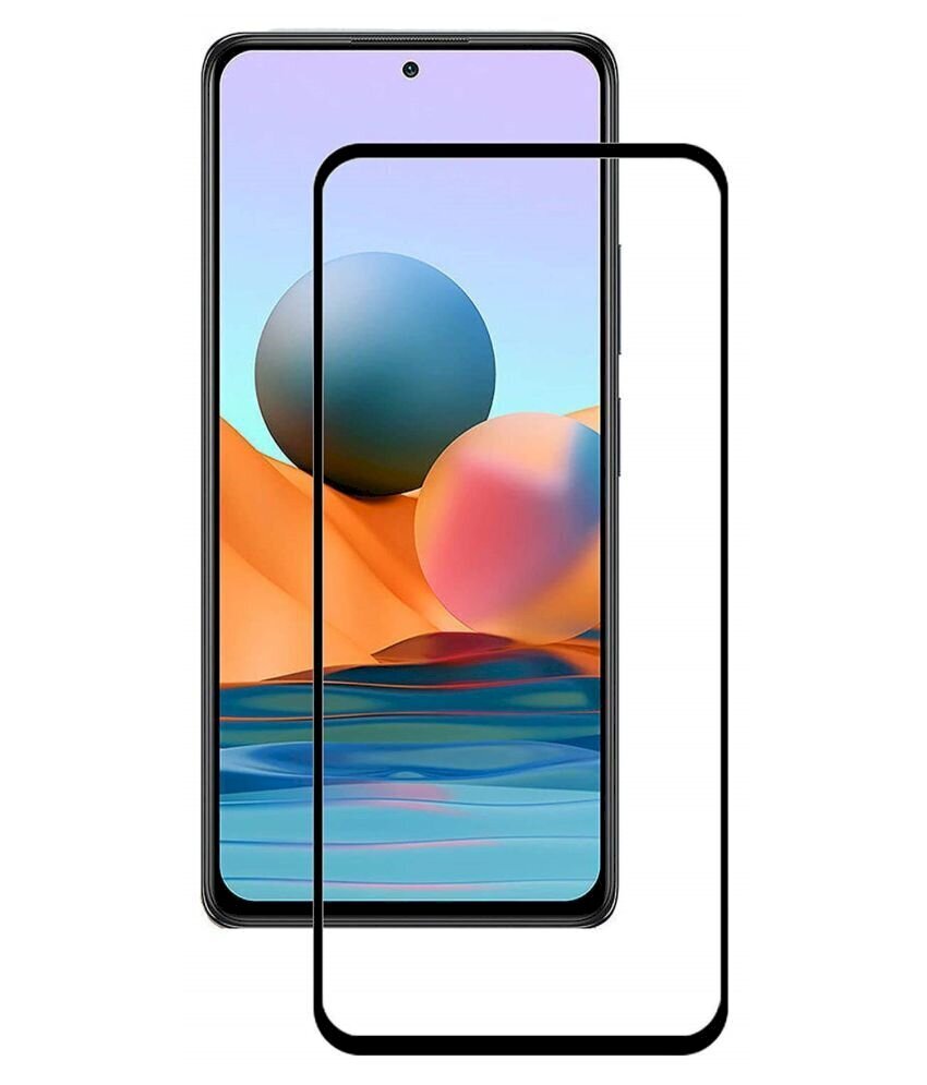 Fusion full glue 5D aizsargstikls pilnam ekrānam Xiaomi Redmi 10 melns цена и информация | Ekrāna aizsargstikli | 220.lv