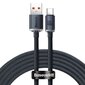 Baseus Crystal cable USB to USB-C, 100W, 2m (black) цена и информация | Savienotājkabeļi | 220.lv